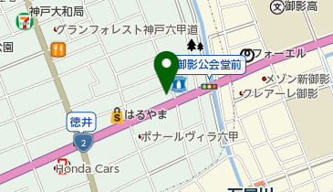 熊坂かけつぎ店の地図画像