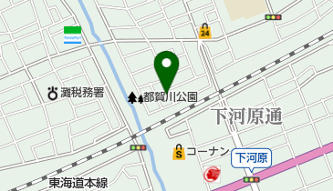 河原自治会館の地図画像