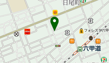 佃真六甲店の地図画像