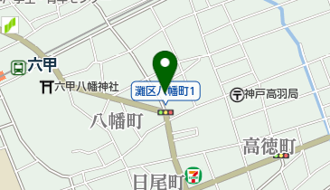 日本キリスト教団 神戸雲内教会の地図画像