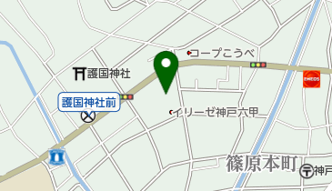 末日聖徒イエス・キリスト教会神戸ワードの地図画像