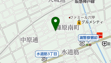 灘ランドリーの地図画像