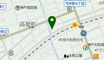 ヤマワキクリーナーズの地図画像