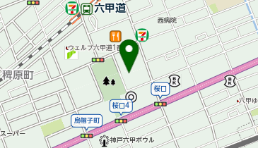 プラスワン六甲道店の地図画像