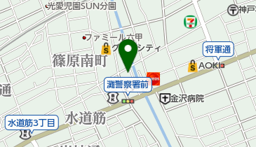 社団法人灘自家用自動車協会の地図画像