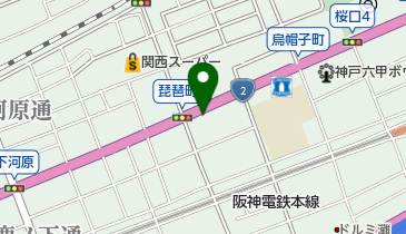 兵庫県自転車防犯登録会(一般社団法人)の地図画像