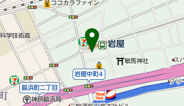 浦部建設株式会社の地図画像