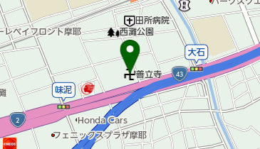 善立寺の地図画像