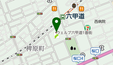 ステップ六甲道店の地図画像