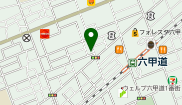 丸徳寿司六甲店の地図画像