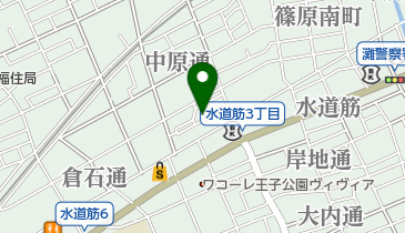 藤原青果店の地図画像