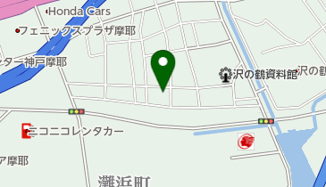 たるや竹十西北商店の地図画像