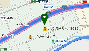 有限会社ペットプラザ神戸灘店の地図画像