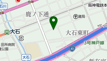 グリン理容大石の地図画像