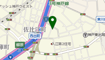 バイクショップ田中の地図画像