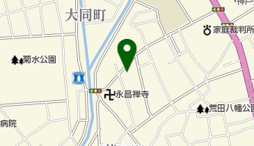 みくら電器株式会社 荒田店の地図画像