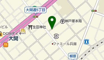 山下電化サービス社の地図画像