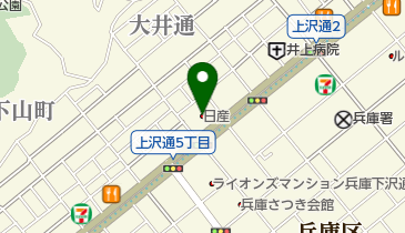 兵庫日産自動車株式会社兵庫店の地図画像