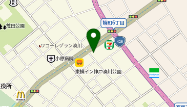 神戸極楽堂の地図画像