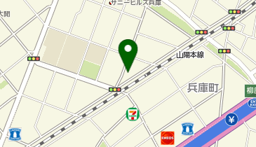 井上理容の地図画像