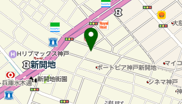 髪工房あべの地図画像