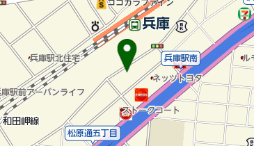 理容サービス兵庫店の地図画像