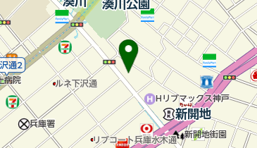 ラッキー理容室の地図画像