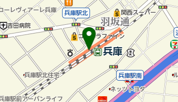 リブロス兵庫店の地図画像