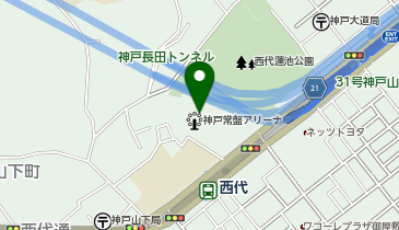 兵庫県立文化体育館の地図画像