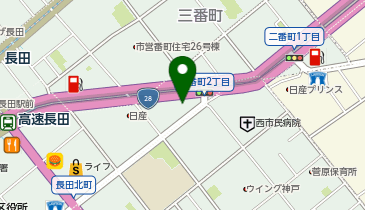 テニスショップラリーの地図画像