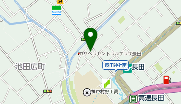 ナガタスポーツ用品店の地図画像