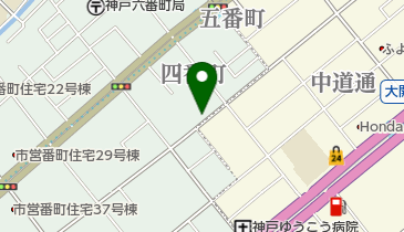 かわい美容室の地図画像