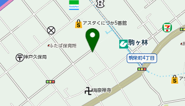 扇港湯の地図画像