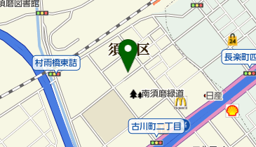 有限会社須磨プロセスの地図画像