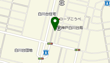 白川台キリスト教会の地図画像