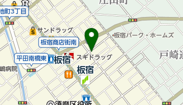 横山酒店の地図画像