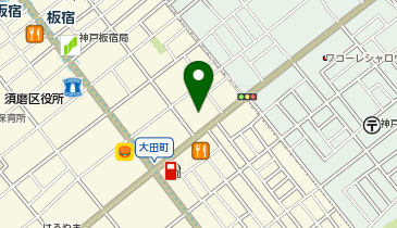 シカゴピザ板宿店の地図画像