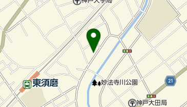 愛幸動物病院の地図画像