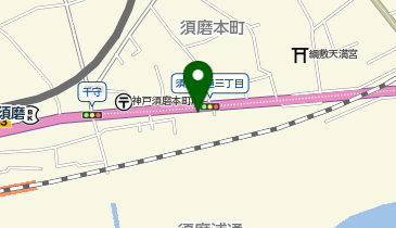 山名獣医科の地図画像