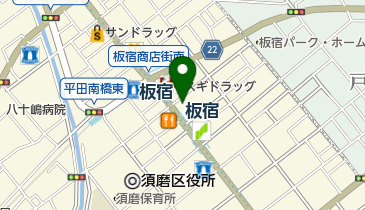 板宿住宅株式会社の地図画像