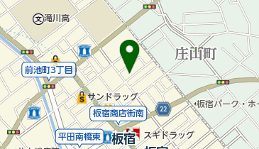 麻雀板宿倶楽部の地図画像