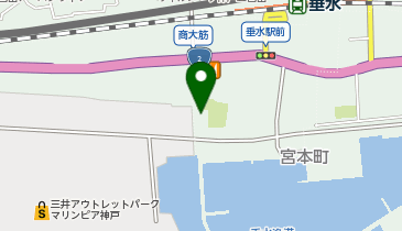 西垂水会館の地図画像