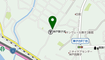 舞子会館の地図画像