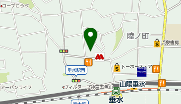 松下京染洗張店の地図画像