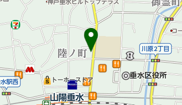 エリーロンドン垂水店の地図画像