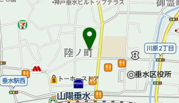 ヘアーサロンかんさい垂水センター街店の地図画像