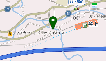 谷上地域福祉センターの地図画像