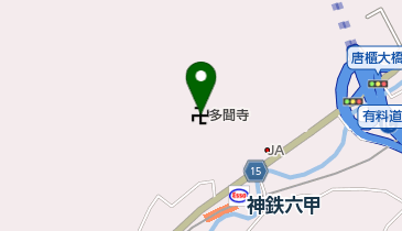 多聞寺の地図画像