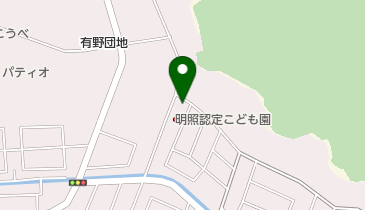 神戸市立 有野台児童館の地図画像