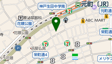 KOBEZAC-ZACの地図画像